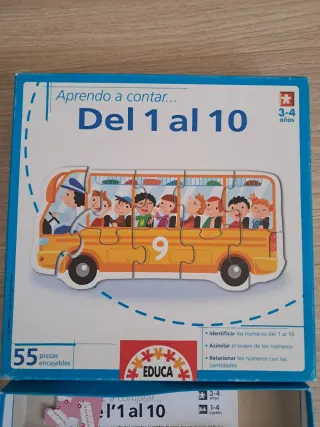 Puzzle Educa Del 1 al 10