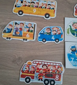 Puzzles para aprender los números