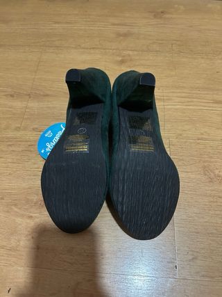 Zapatos de tacón Mustang Feelings verdes