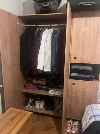 Armario grande madera - gran capacidad