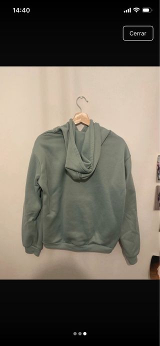 Sudadera verde Vintage 1981 Cassette