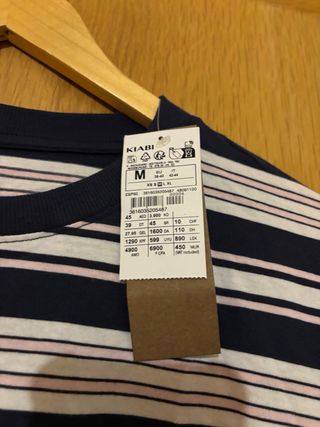 Jersey KIABI rayas azul y blanco Talla M