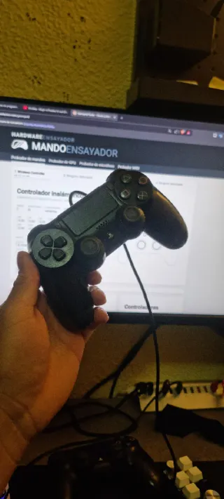 Mando ps4 sony negro