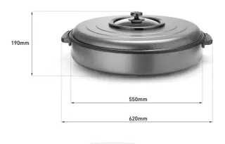 HENDI Sartén eléctrica multiusos 55 cm