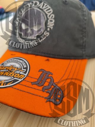 Cappellino Harley Davidson Grigio/Arancione