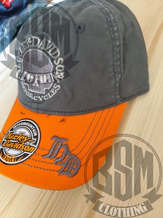 Cappellino Harley Davidson Grigio/Arancione