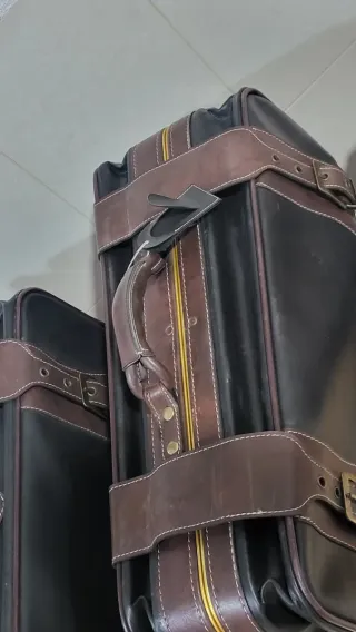 Maletas y maletín de piel