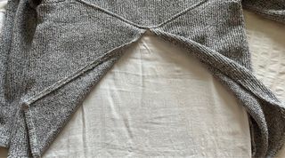 Jersey Zara gris jaspeado