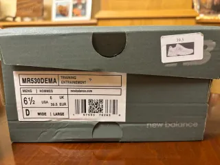 New Balance 530 Mujer Talla 39.5 Gris/Blanco