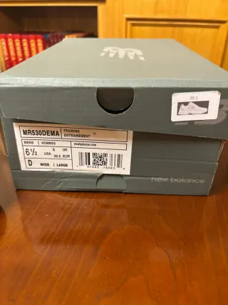 New Balance 530 Mujer Talla 39.5 Gris/Blanco