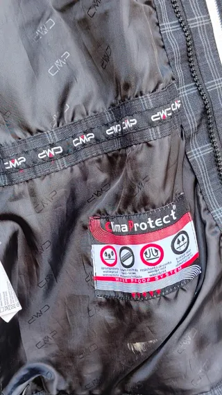 Chamarra CMP a cuadros gris