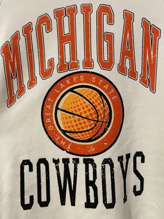 Sudadera Corta Michigan Cowboys Baloncesto