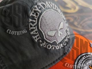 Cappellino Harley Davidson Grigio/Arancione