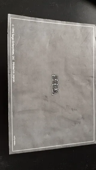 Libretto Istruzioni Sega Mega CD