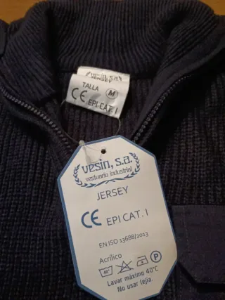 Jersey de trabajo azul marino