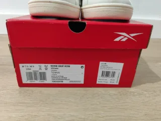 Reebok Court Retro Crudo y Verdes