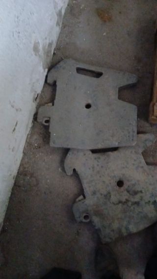 Compresor de aire industrial rojo