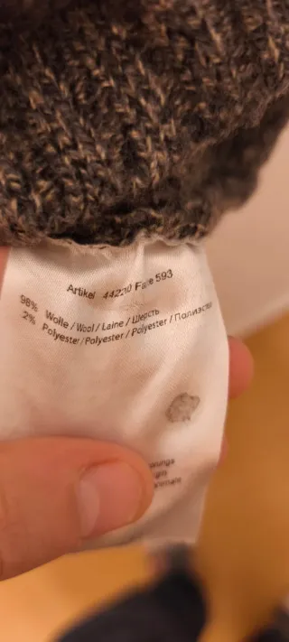 Jersey Maerz Muenchen Lana Marrón Talla M