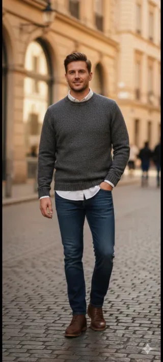 Jersey Maerz Muenchen Lana Marrón Talla M