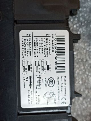 2 contactores SIEMENS 110A