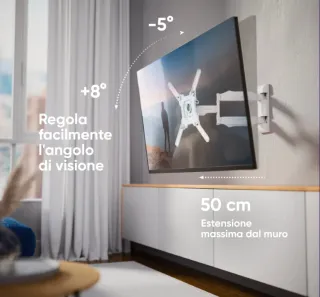 Supporto TV ONKRON da parete