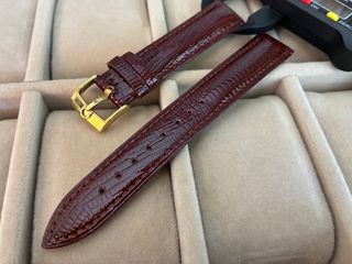 Correa para reloj Omega en piel de becerro