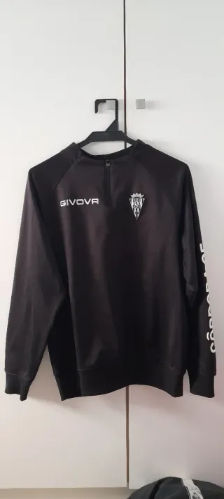Sudadera Givova Córdoba CF Negra Original