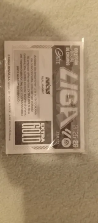 Cromos Mbappe y Vinicius Extra Gold Supreme