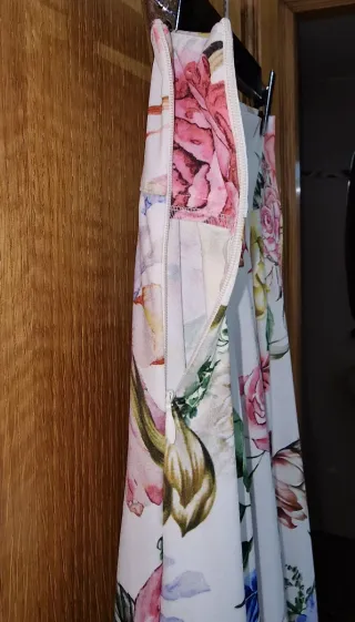 Falda Larga Estampada Talla S-M Mujer