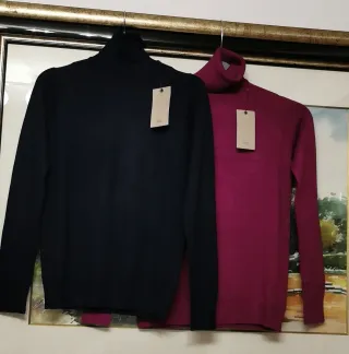 Lote 2 jerséis cuello alto talla S y camiseta