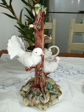 Ceramica Bassano: Ramo con Colombe