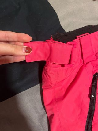 Pantaloncini da sci rosa Mountain