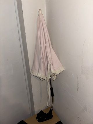 Sombrilla para silla de paseo de color rosa