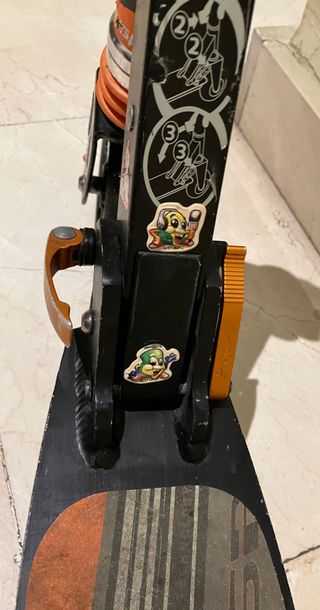 Patinete Oxelo Negro-Naranja