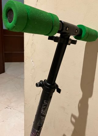 Patinete Oxelo Negro-Naranja