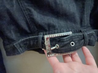 Chaqueta vaquera Versace Jeans negra