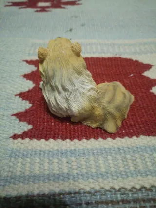 Figura en miniatura de Perro Collie de Resina