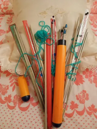 Agujas de ganchillo y crochet