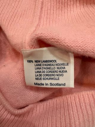 Jersey lana caballero rosa