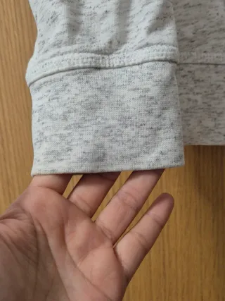 Sudadera Adidas Gris y Blanca