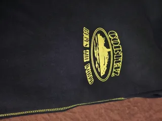 Conjunto Chándal Corteiz Negro y Amarillo Talla L