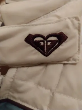 Chaqueta esquí mujer Roxy blanca y azul