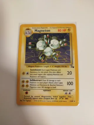 Carta Pokémon Antiguas