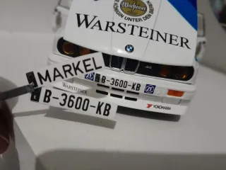 BMW E30 M3 escala 1/18. 21/9 cm aprox