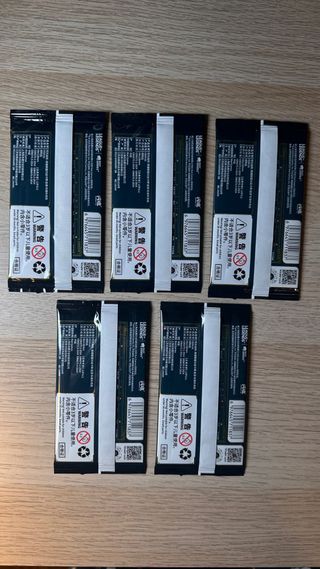 League of Legends - Lote 5 sobres sellados / Chino