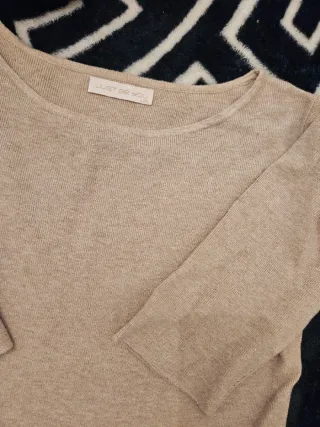 Lote 2 jerséis beige y marrón