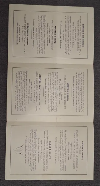 Itinerario Semana Santa Rota 1964