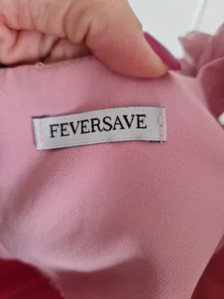 Vestido midi Feversave rosa tirantes flores
