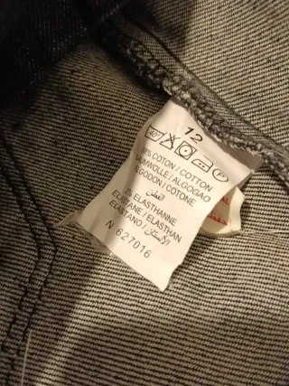 Mini falda vaquera Levi's azul oscuro