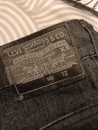 Mini falda vaquera Levi's azul oscuro